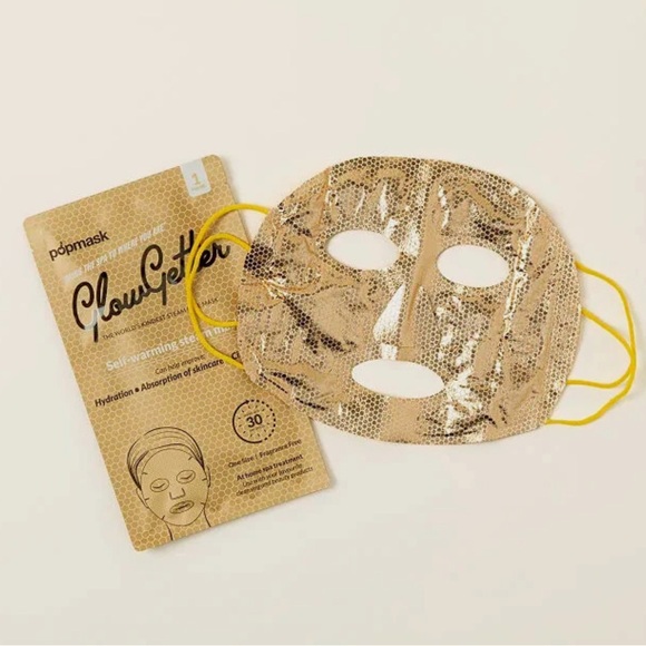 NWT POPMASK GLOWGETTER GOLD FACE MASKS SET OF 3 - Picture 1 of 7
